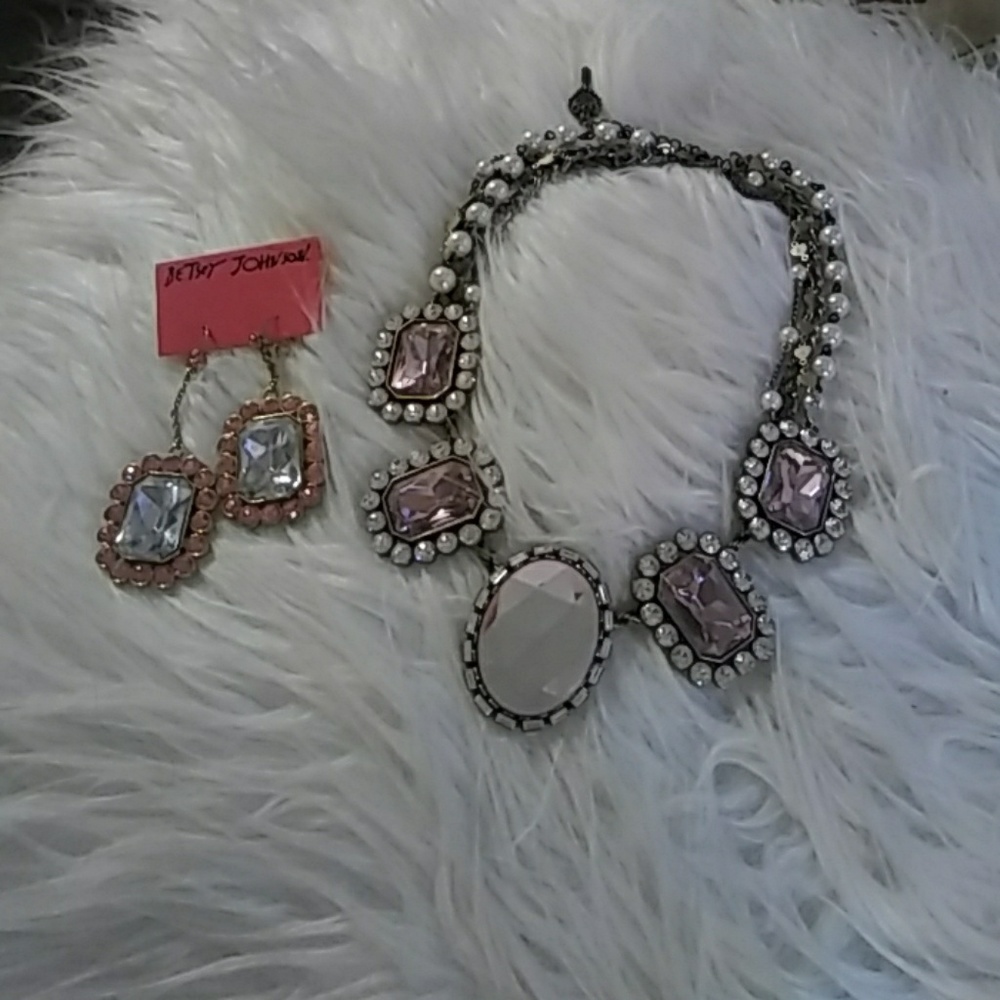 SOLD BJ RARE Retired Princess Necklace & Earrings
